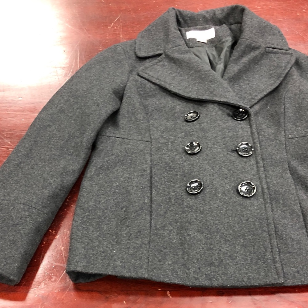 Michael Kors Charcoal Wool Coat - Picture 3 of 10